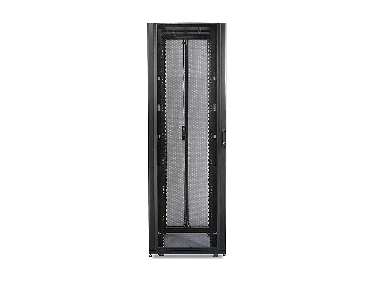 APC NetShelter SX Enclosure Rack cabinet without sides Black 42U 19 TAA Compliant