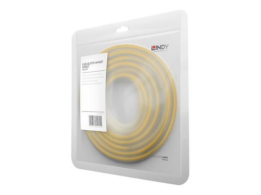 LINDY Cat.6 S/FTP Cable yellow 10m Patchcable