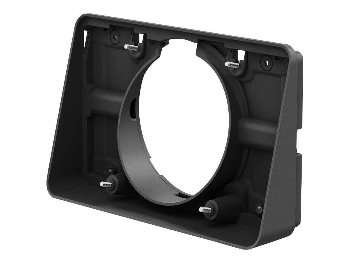 LOGITECH Mounting kit angle plinth reversible interface 14 viewing angle for meeting room scheduling system graphite