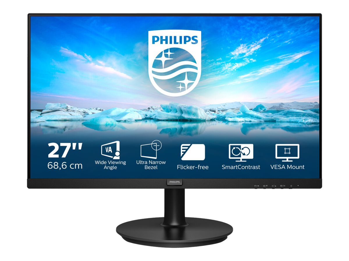 PHILIPS 271V8L/00 27p VA LCD FHD 1920x1080 16:9 3000:1 250cd/m2 4ms VGA HDMI