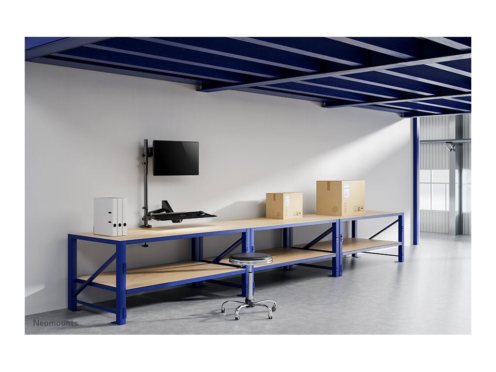 NEOMOUNTS DS90-325BL1 Station de travail assis-debout pour bureau 17-32p - ressort Ã  gaz