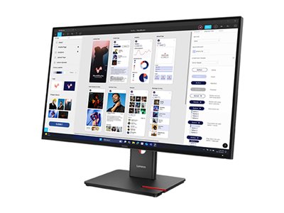 LENOVO ThinkVision T32UD-40 LED Écran 32p 31.5p 3840x2160 4K 75Hz IPS 350cd/m2 1500:1 4ms HDMI DisplayPort USB-C Dock 96W 3y