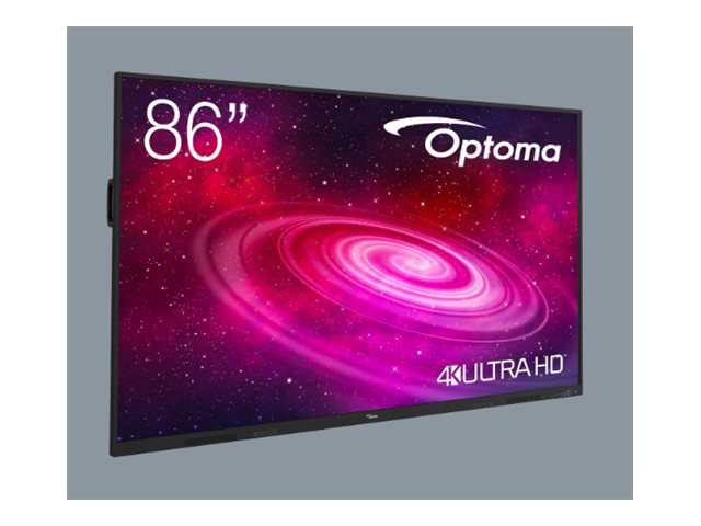 OPTOMA 1861RK ENI 86p 4K UHD 3840 x 2160 multitouch 40pts android/40pts Win 350cd/m2 8Go/64Go 6ms