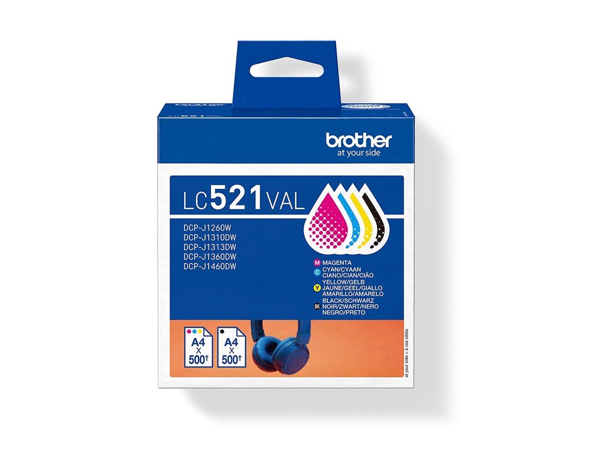 BROTHER Value pack CMYK up to 4x500 pages