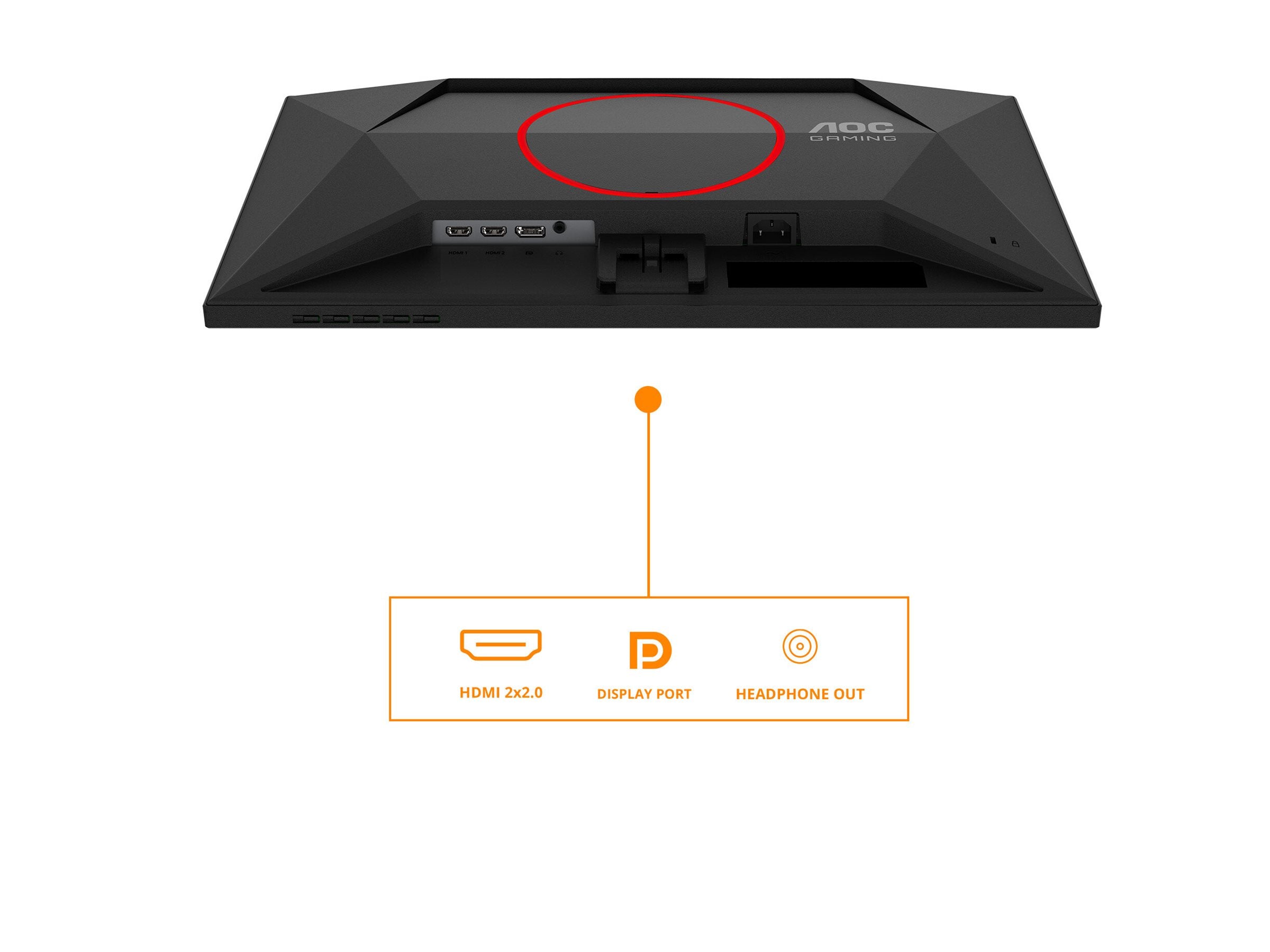 AOC 24G4HRE 23.8p FHD IPS 200Hz 0.5ms 300cd/m2 HDMI Speakers