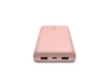 BELKIN Powerbank 20K 15W USB-C cable inclus + 2 USB-A Rose