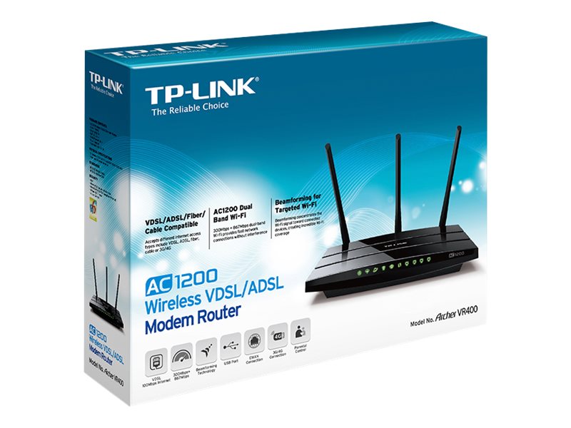 AC1200 Wireless VDSL/ADSL Modem Router