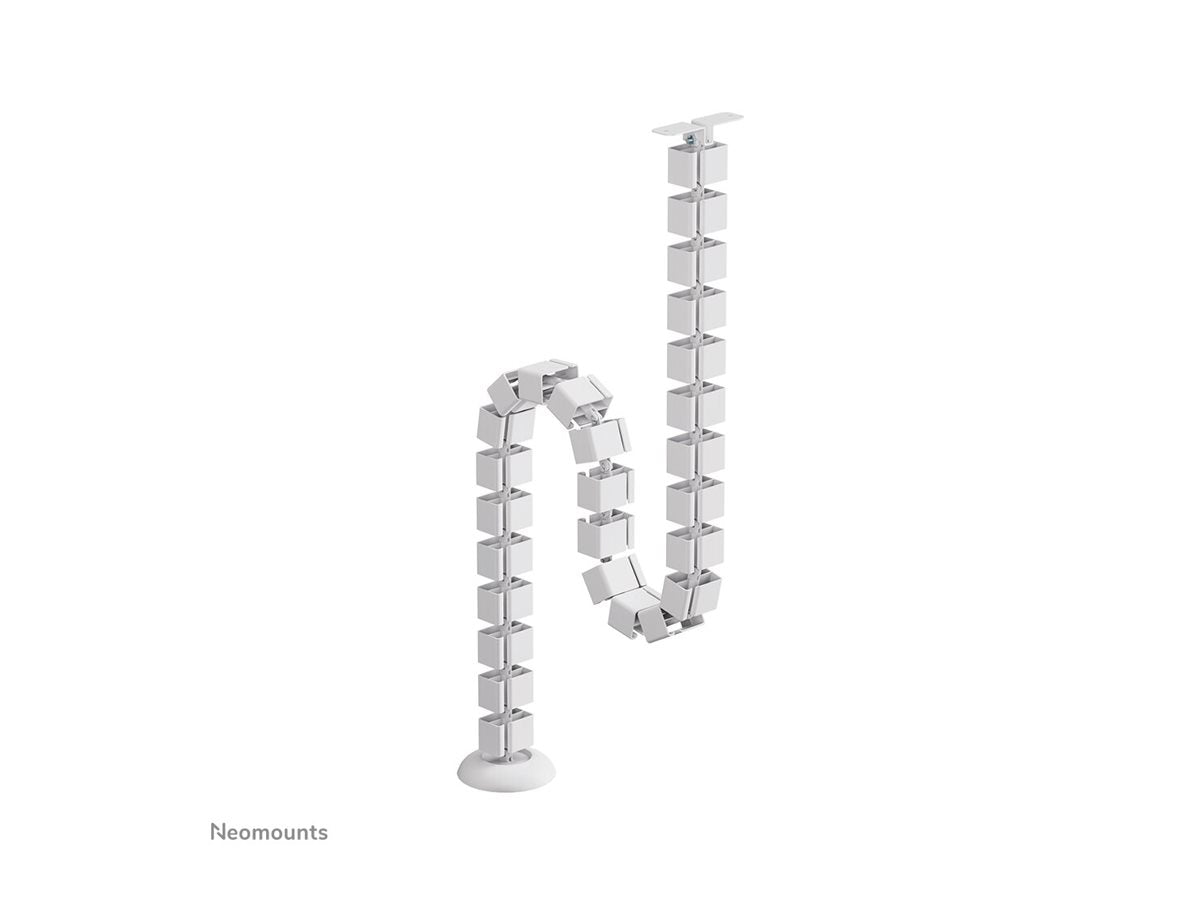 NEOMOUNTS Cable Spine Organizer for sit/stand desk frames screw mounted white