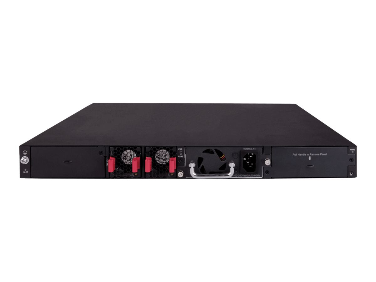 HPE FlexNetwork 5520 HI 48G 10/100/1000 BASE-T 4 10G/1G BASE-X SFP+ 1 exp 2 fan trays 2 PS Slot Switch