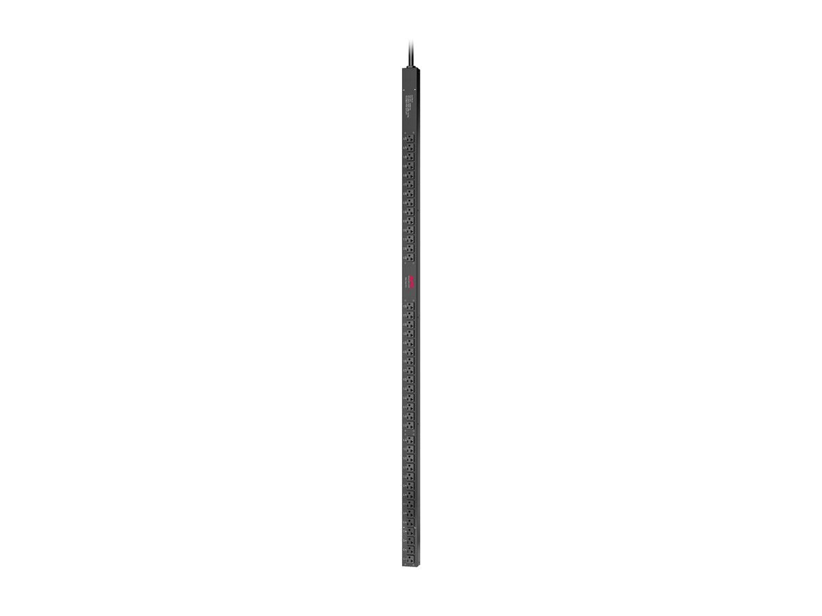 APC Basic Rack-Mount PDU Rack AC 208V 5.7 kW input NEMA L21-20 output connectors 42 NEMA 5-20 0.9m cord Black