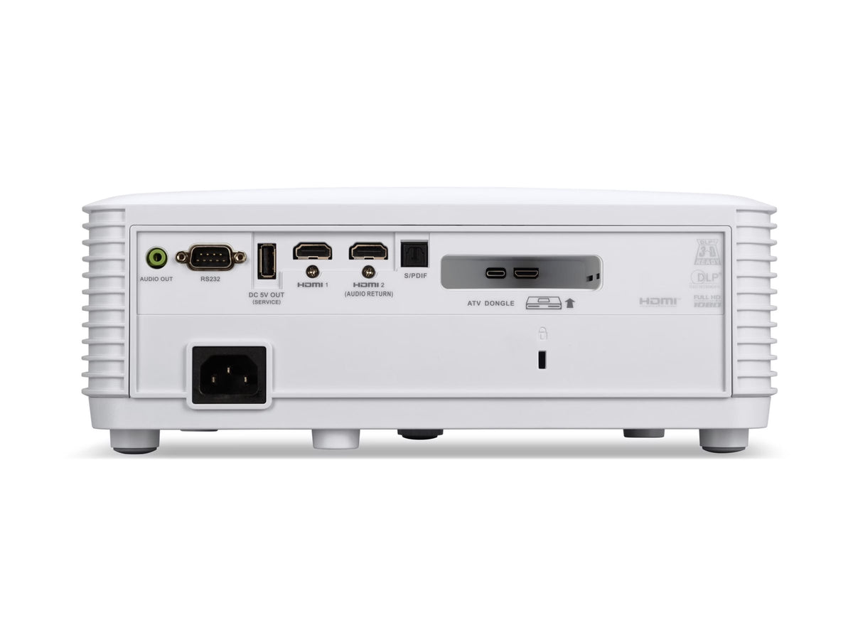 ACER HL6510ATV Laser Projector 5.000Lm 50.000:1 1080p 1.920x1.08 16:9 tive 4:3 Supported Zoom Optique 1.3X