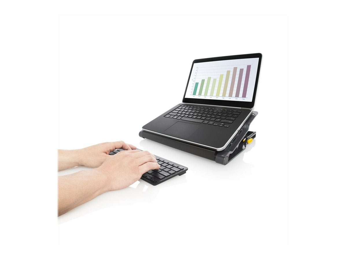 TARGUS Chill Mat - Support pour ordinateur portable - avec concentrateur USB 2.0 à 4 ports - noir, gris