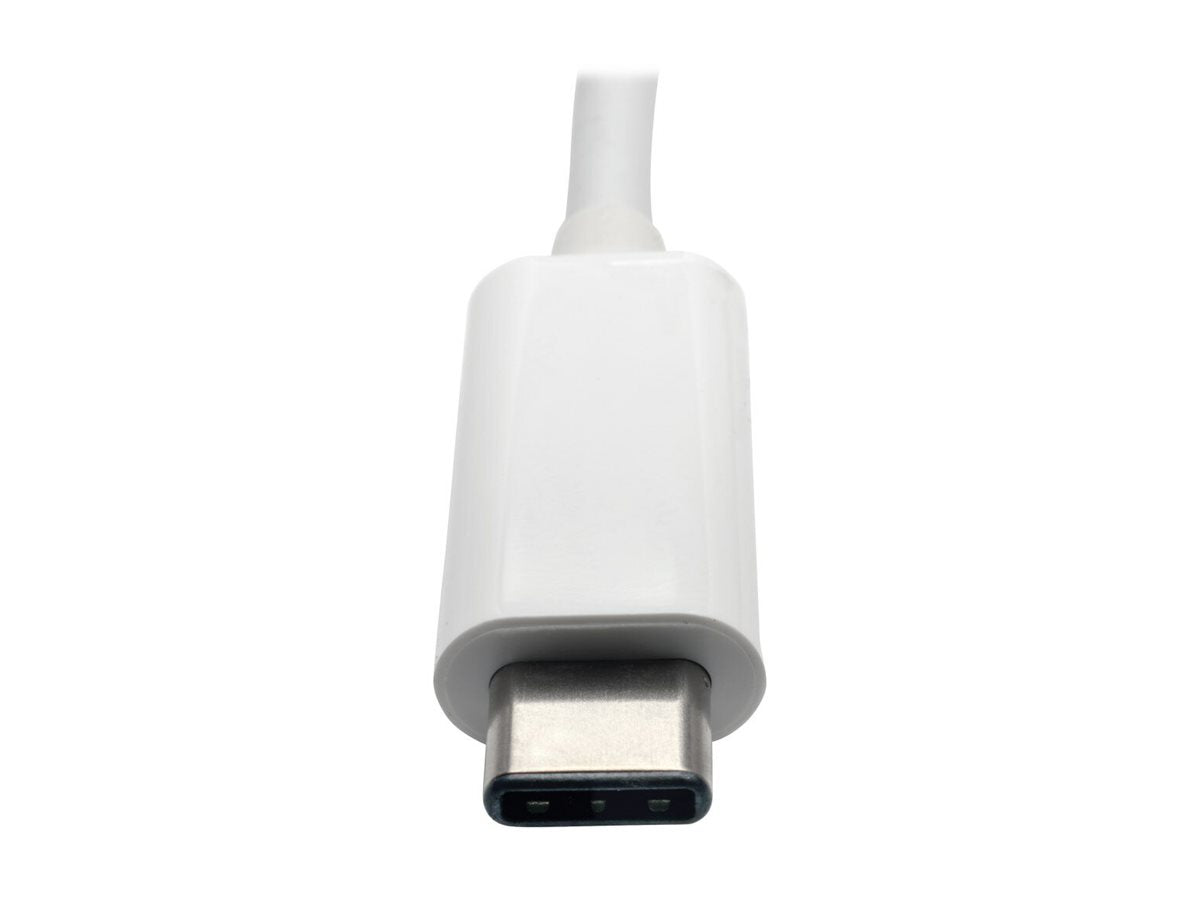 EATON TRIPPLITE USB-C to HDMI Adapter with USB-A Port and PD Charging HDCP White