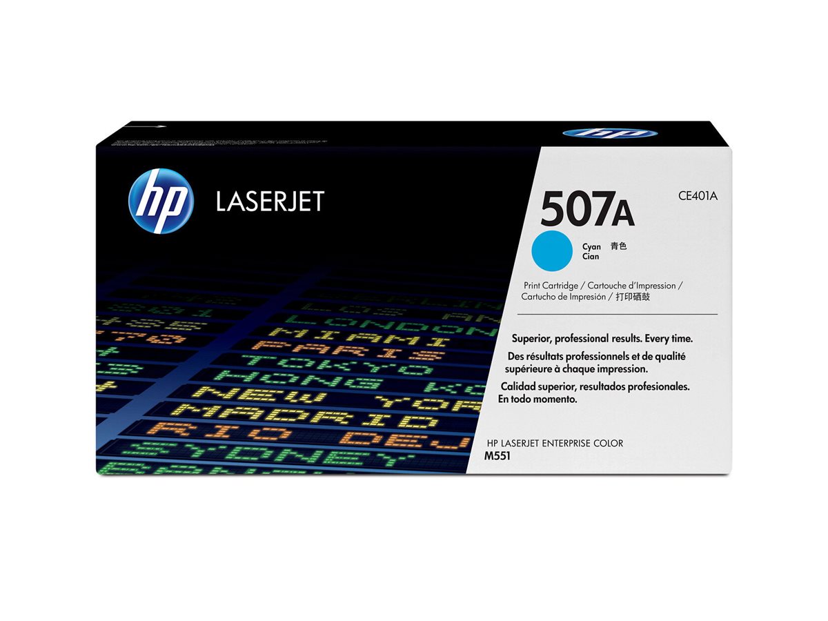 HP 507A original original Toner cartridge CE401A cyan standard capacity 6.000 pages 1-pack