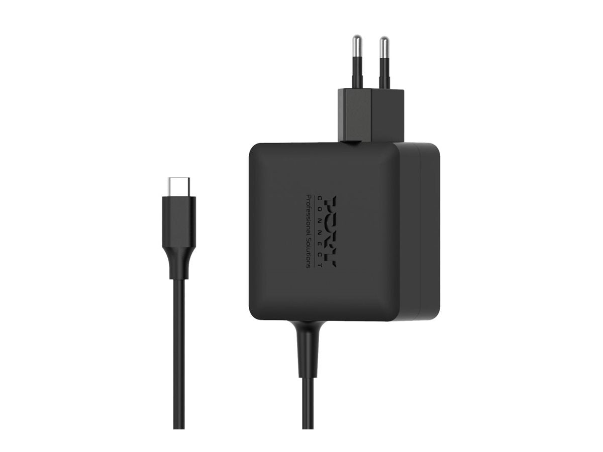 PORT DESIGNS Power Supply GaN 65W - TYPE C - PLUG IN - EU