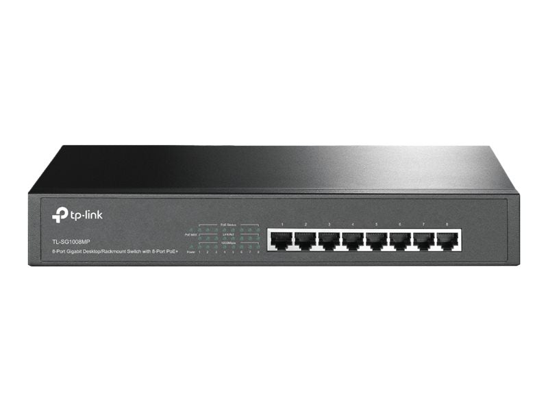 8-Port GB Desktop/RM Switch 8-Port PoE+