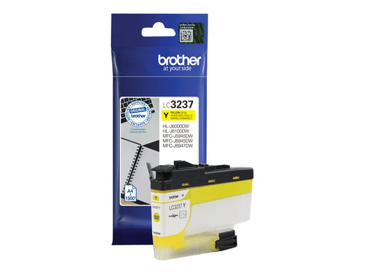 BROTHER LC-3237Y Yellow Ink 1500 pages