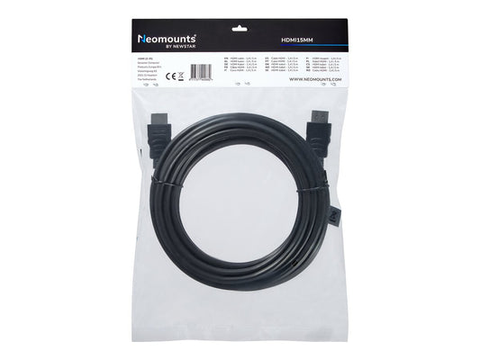 NEOMOUNTS HDMI15MM câble HDMI - 5 mètres