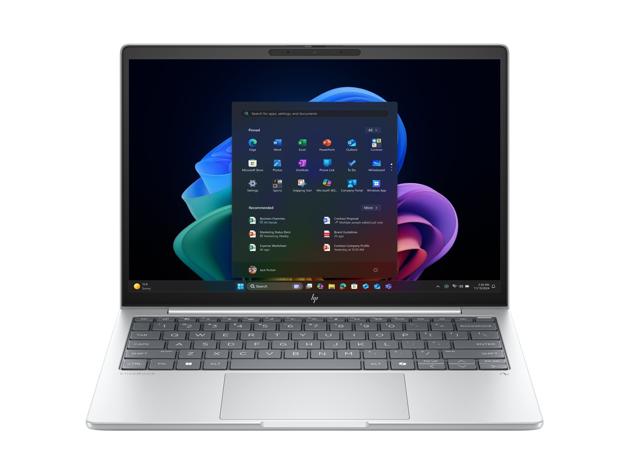 HP EliteBook 8 G1a IA Nouvelle génération AMD Ryzen AI 7 350 13.3p WUXGA 32Go 1To SSD UMA W11P Copilot + PC 3/3/0