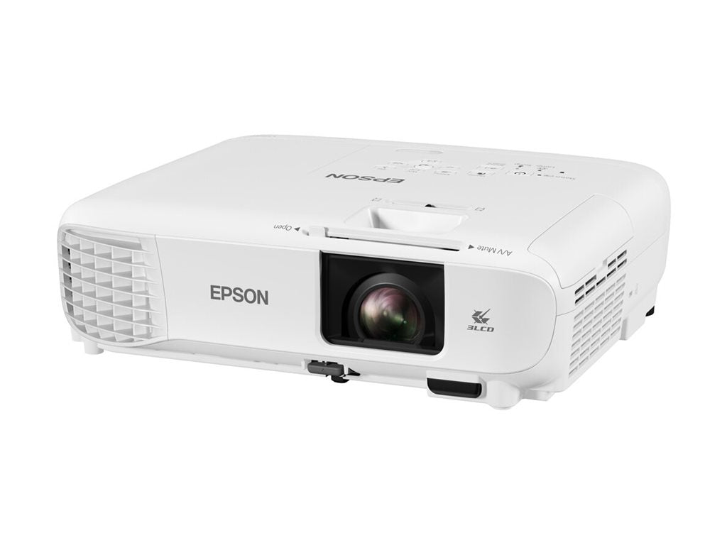 EPSON EB-W49 Projecteur 3LCD, WXGA , 3800 lm, 16 000 : 1, 1,30 – 1,56:1, VGA x2, HDMI x2 , RJ45, Wifi avec ELPAP11