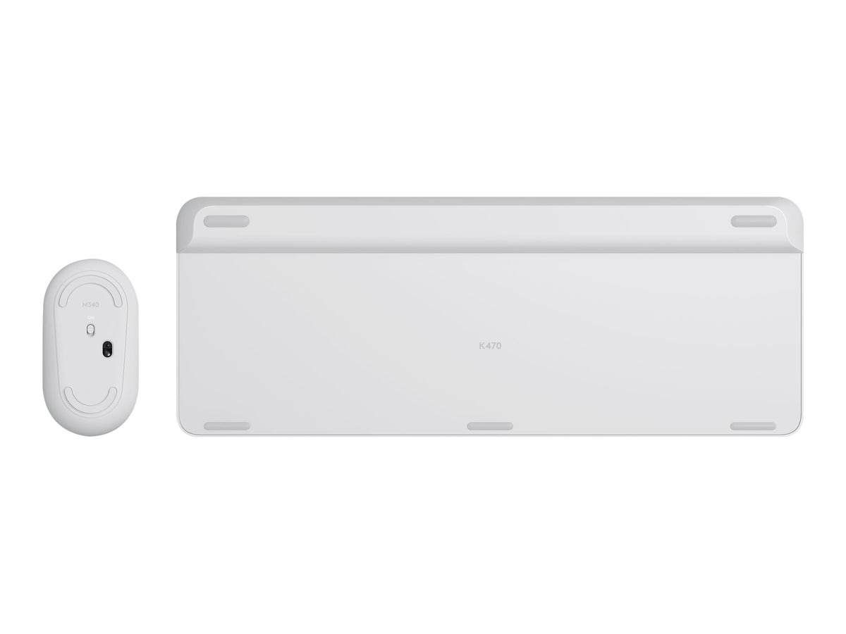 LOGITECH Slim Wireless Keyboard and Mouse Combo MK470 OFFWHITE (FR)