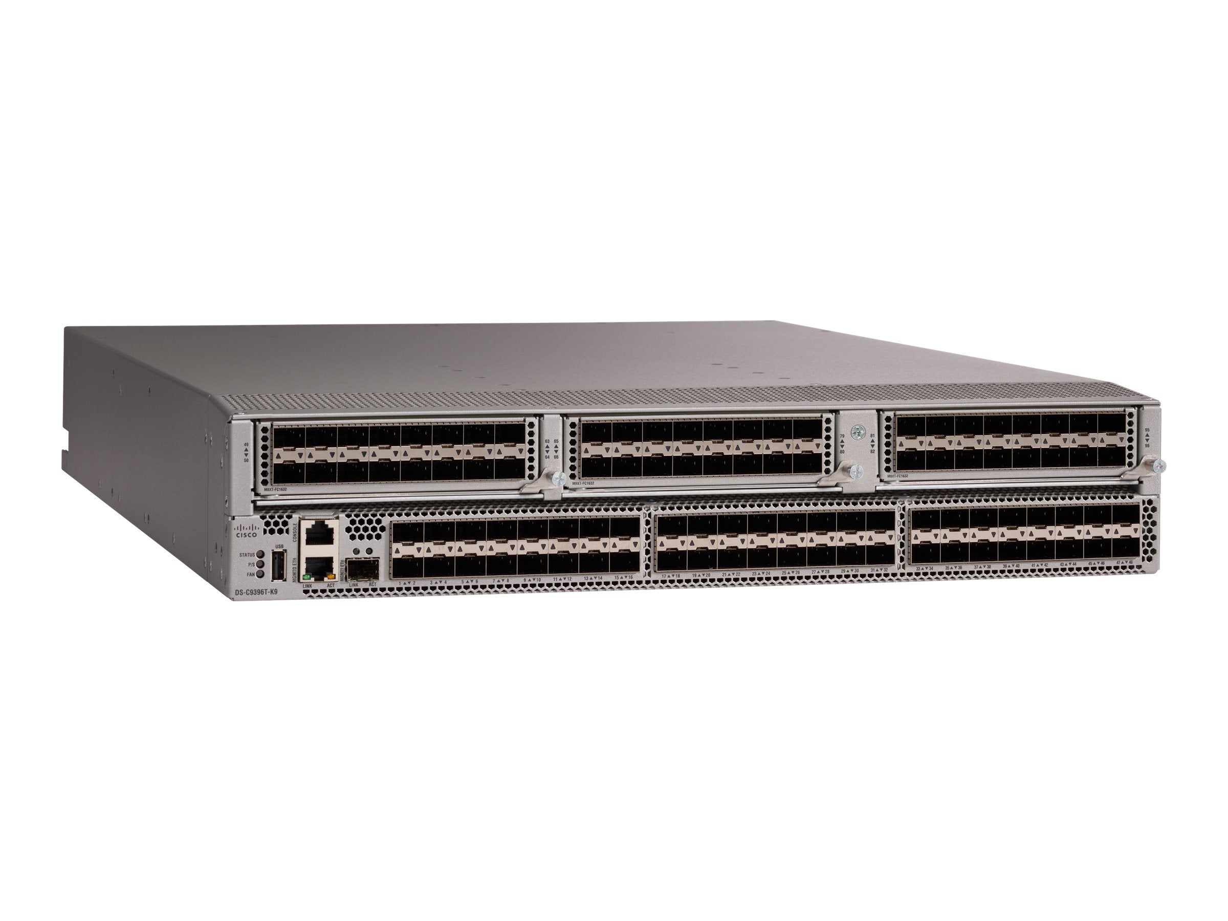 CISCO MDS9396T 32GW 96ACTVPRTS 32GSFPS PRT SDE INTK REMANUFACTURED
