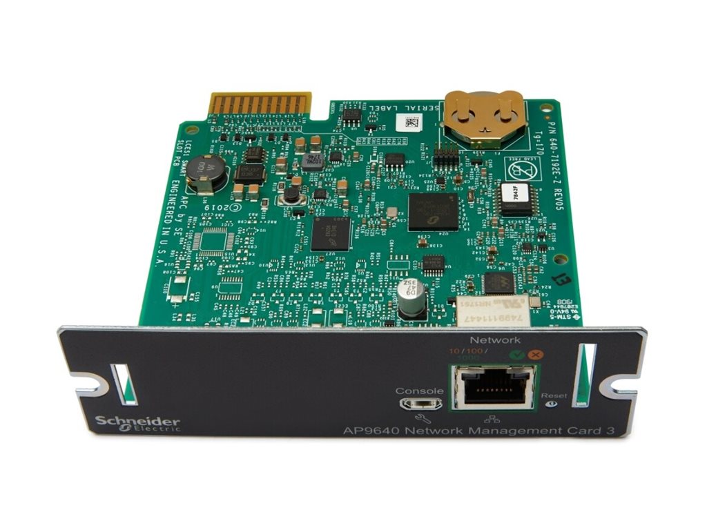 APC Network Management Card 3 with PowerChute Network Shutdown Remote management adapter 1GbE 1000Base-T
