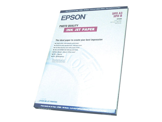 EPSON S041069 Photo papier inkjet 102g/m2 A3+ 100 feuilles pack de 1