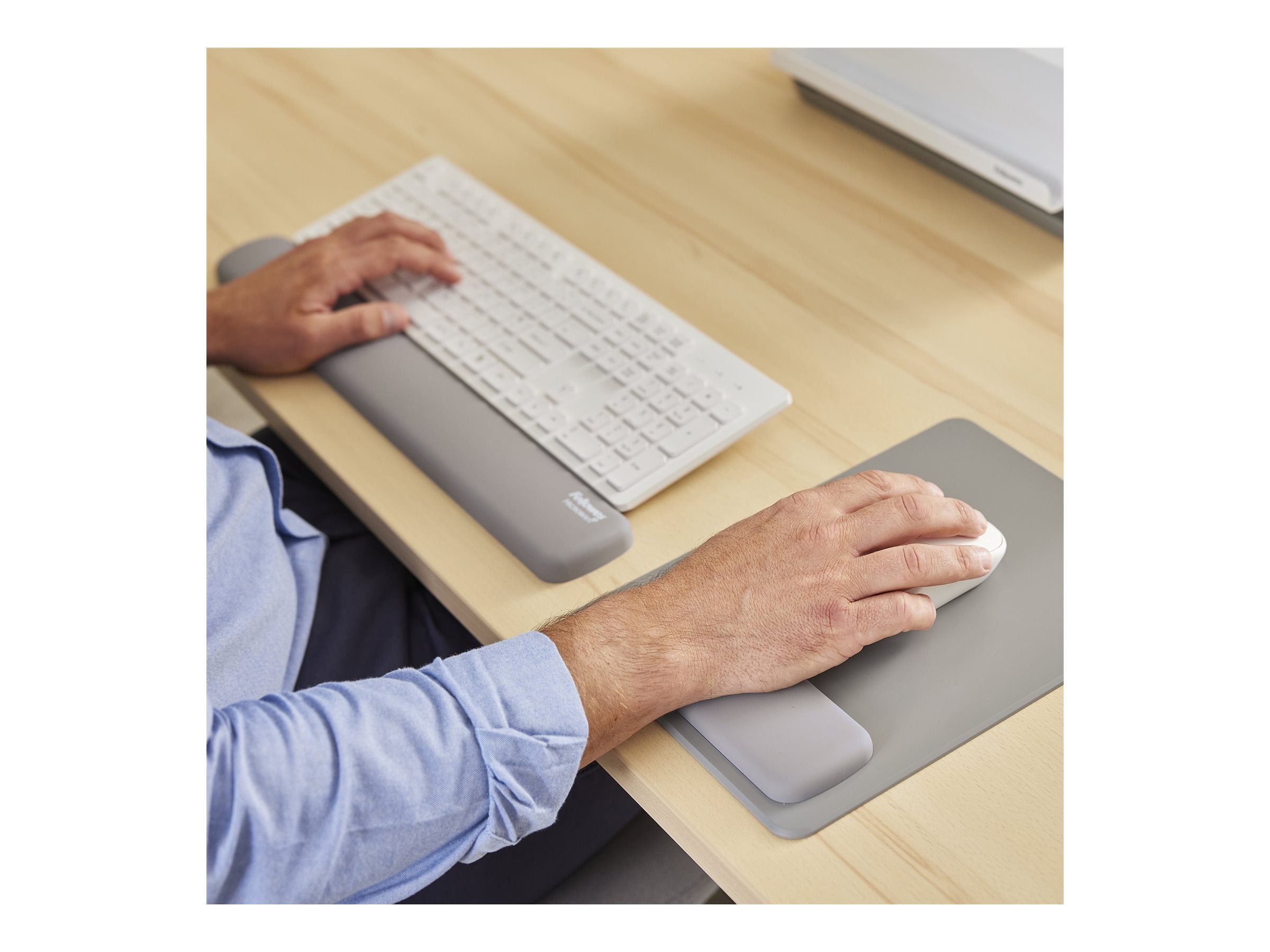 FELLOWES Repose-poignets clavier Breyta - Gris