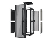 APC NetShelter SX Deep Enclosure Without Sides Rack cabinet Black 42U 19 TAA Compliant