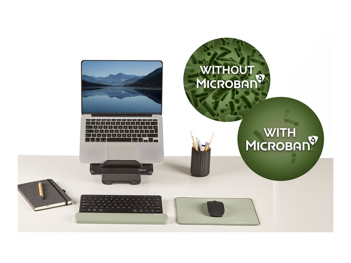 FELLOWES Repose-poignets clavier compact Breyta Sauge
