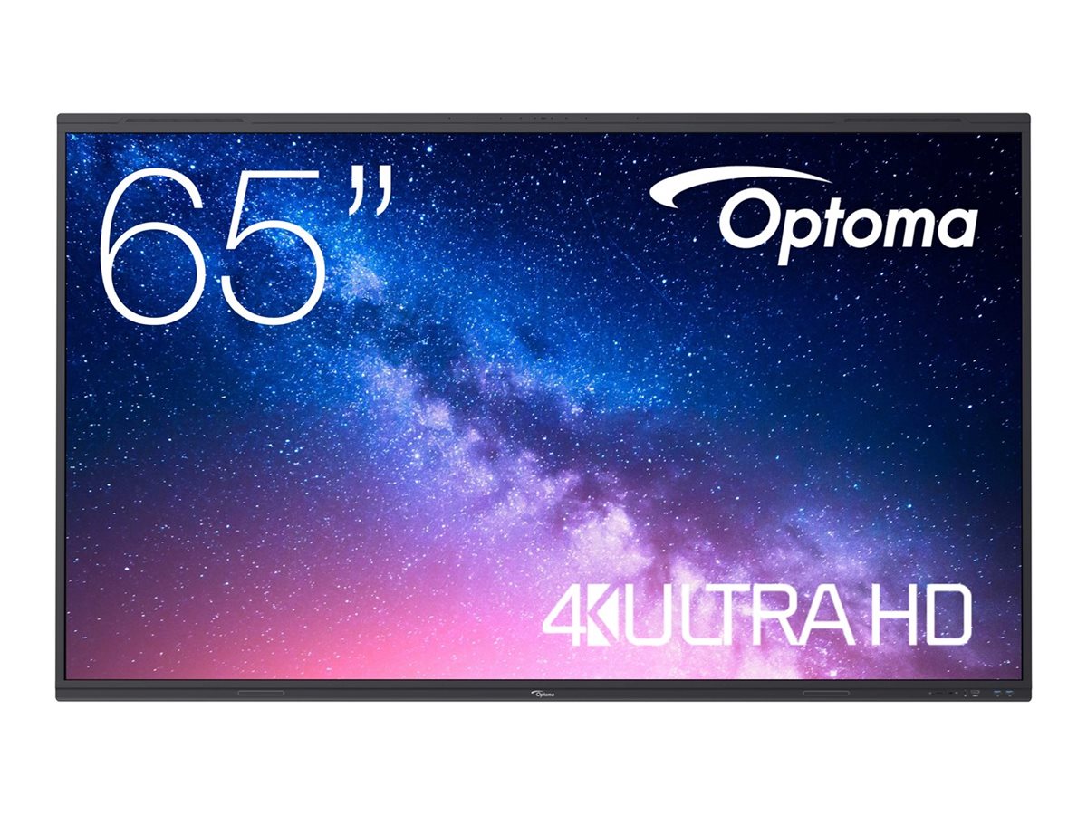 Bundle OPTOMA 5653RK 65p 400cd/m2 UHD Interactive 4K Multi-Touch-Display + WL10C Sensor Box NFC reader Secure login