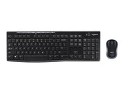 Logitech MK270 clavier Souris incluse Maison RF sans fil QWERTZ Allemand Noir