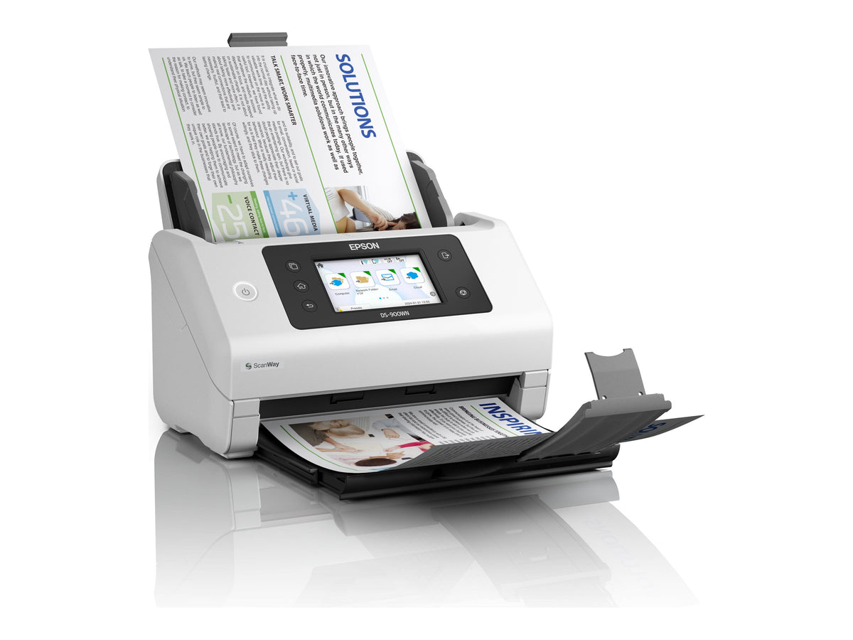 EPSON WorkForce DS-900WN Scanner A4 network and Wifi 70ppm/140ipm feeder 100 sheets