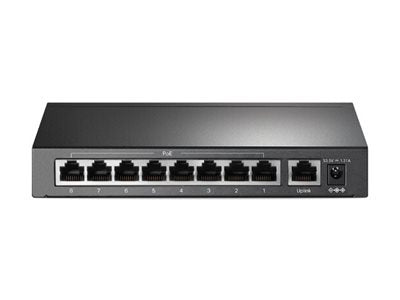 9-Port Desktop Switch 8-Port PoE+