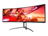 AOC B2 AG493UCX2 écran plat de PC 124 cm (48.8") 5120 x 1440 pixels Quad HD LED Noir