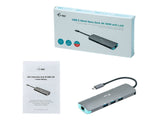 I-TEC USB C Metal Nano Docking Station 1xHDMI4K 1xSD Cardreader 1xmicroSD reader 1xGLAN 3xUSB 3.0 Port 1xUSB-C Sans Alimentation