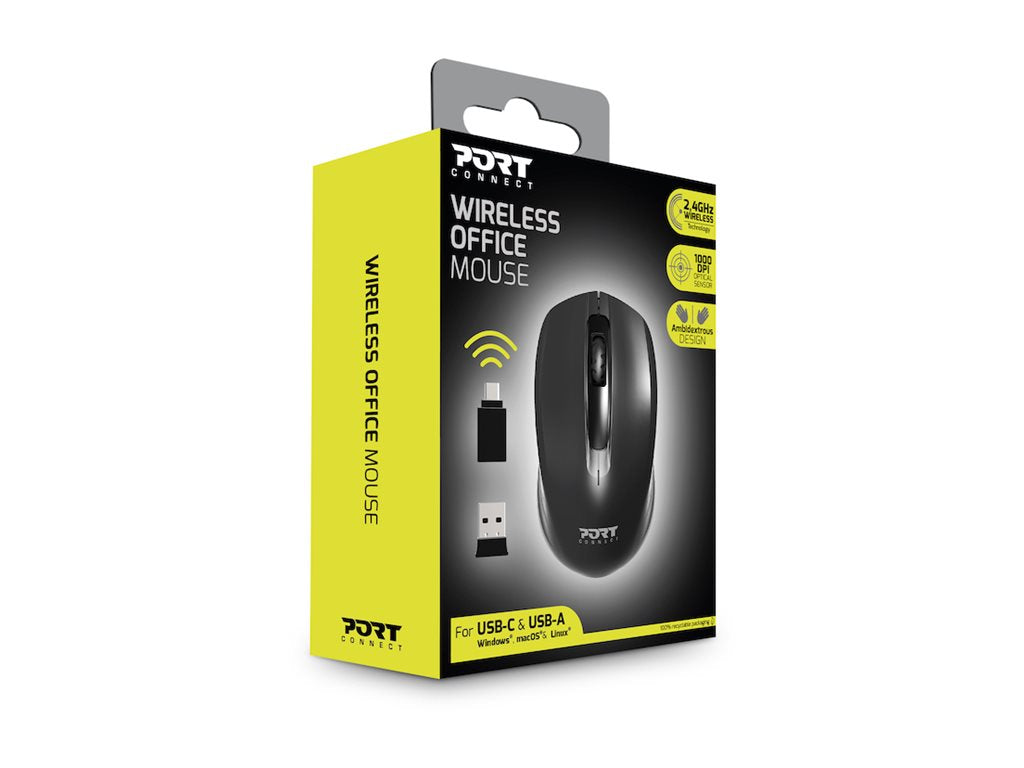 PORT DESIGNS Mouse Wireless Budget Retail