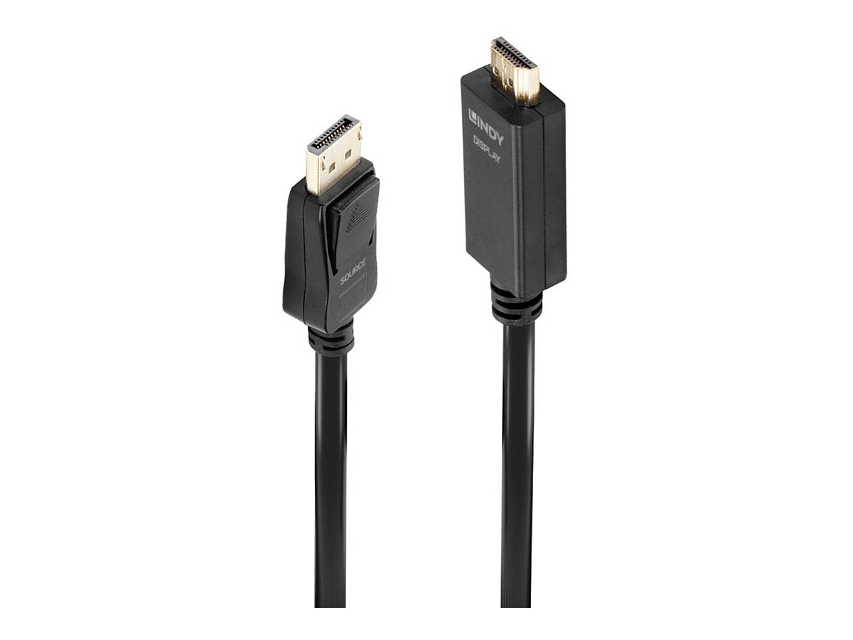 LINDY Câble DisplayPort vers HDMI 4K30 DP:passif 0.5m
