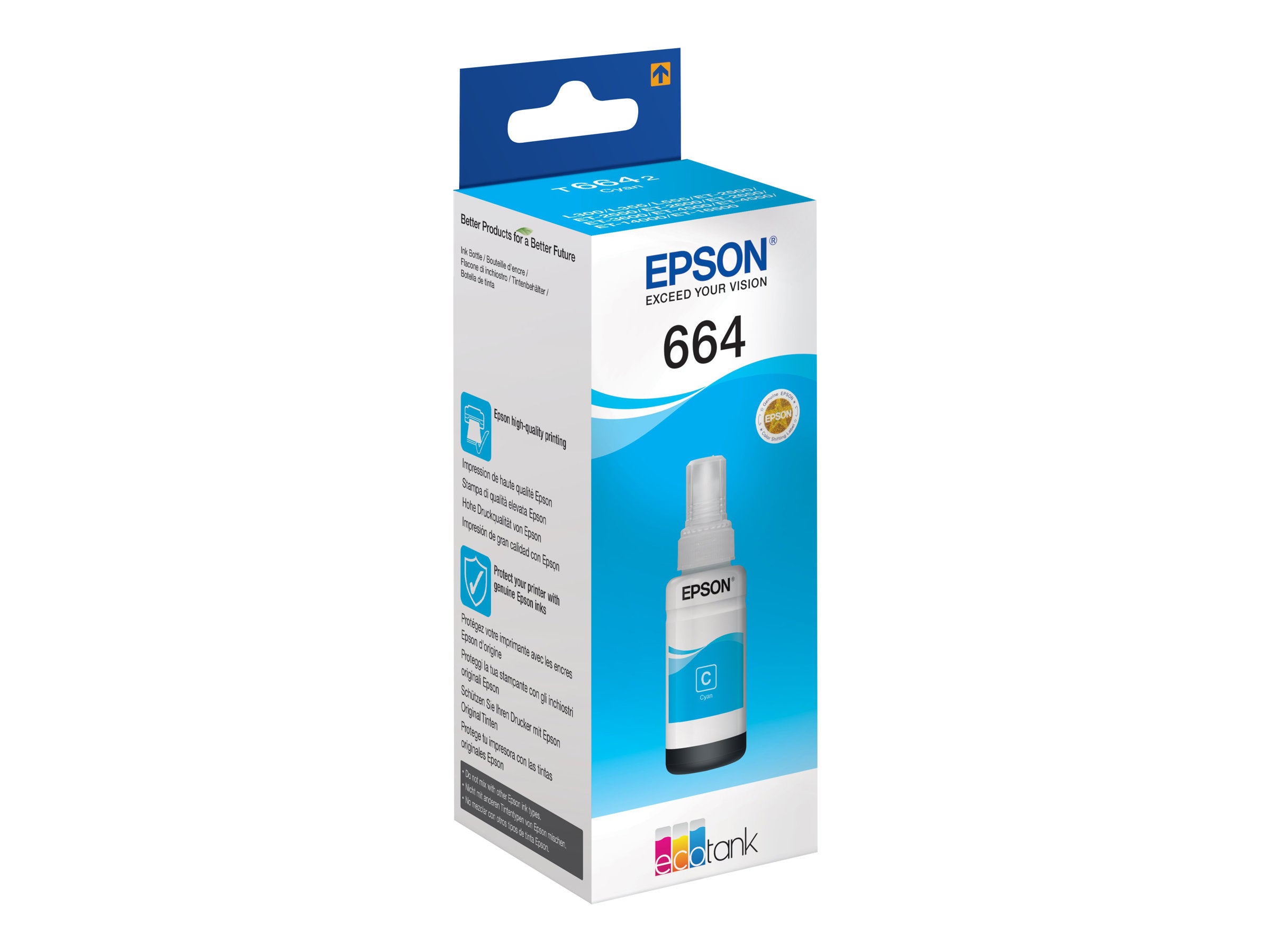 Ink/T6641 Colour Bottle 70ml CY