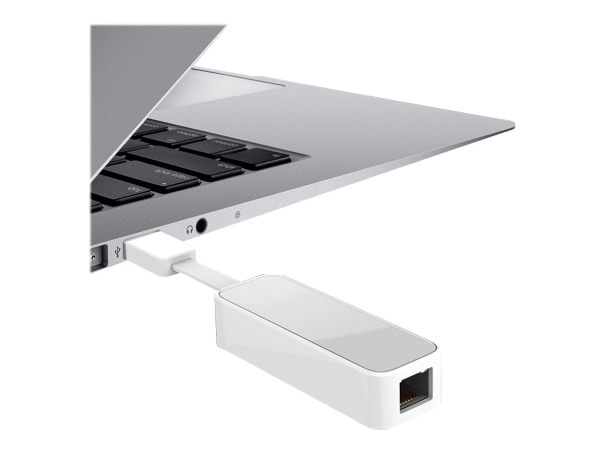 TP-LINK USB 3.0 to Gigabit Ethernet Adapter, 1 port USB 3.0 connector and 1 port Ethernet port