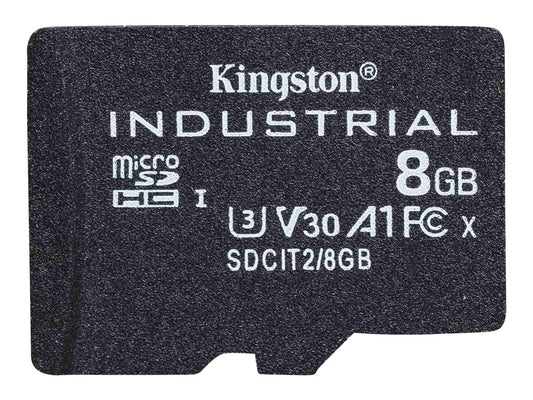 KINGSTON 8Go microSDHC Industrial C10 A1 pSLC Card Single Pack w/o Adapter