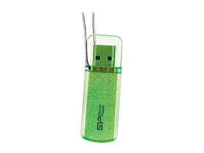 SILICON POWER memory USB Helios 101 8Go USB 2.0 Green