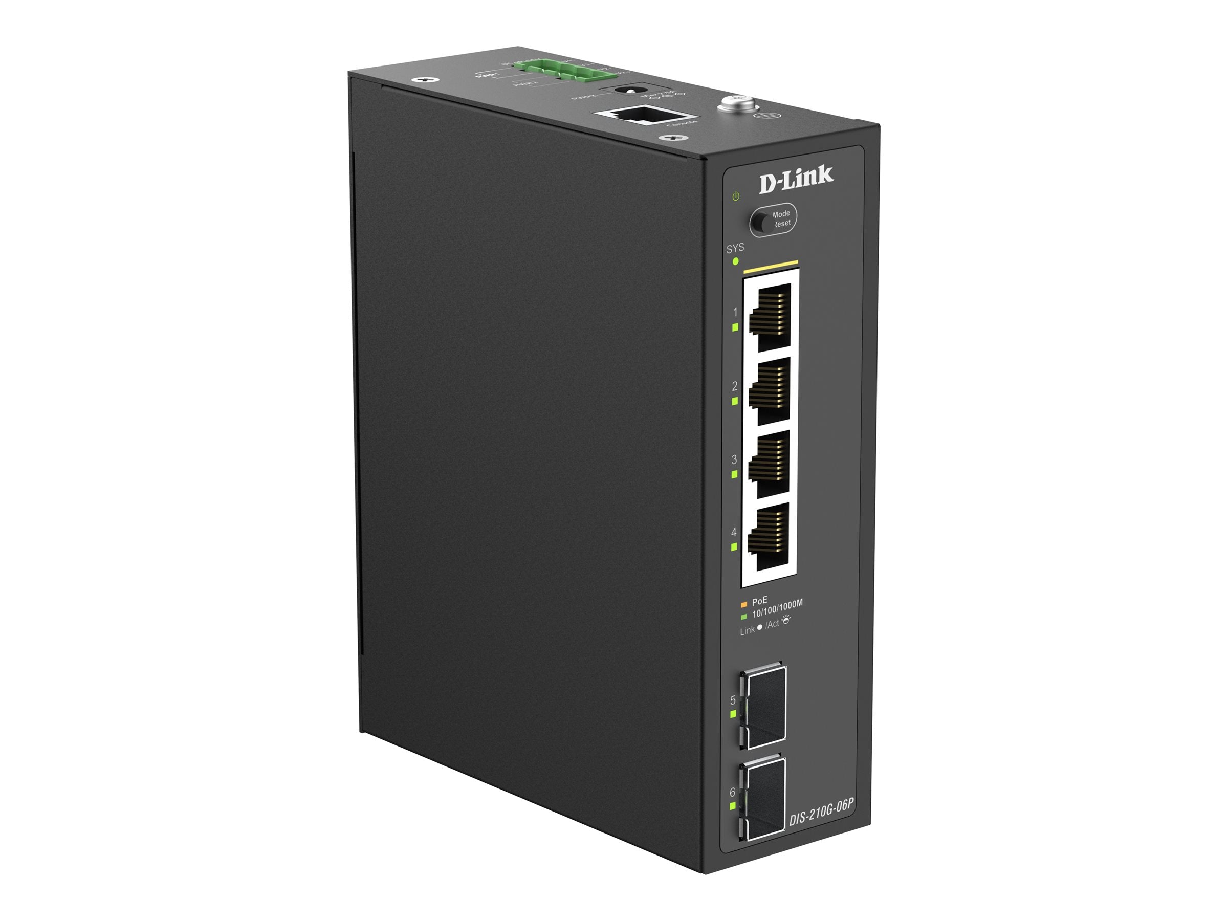 D-LINK Smart L2 Industriel 4 ports Gigabit PoE+ & 2 ports SFP Gigabit Budget PoE 120W