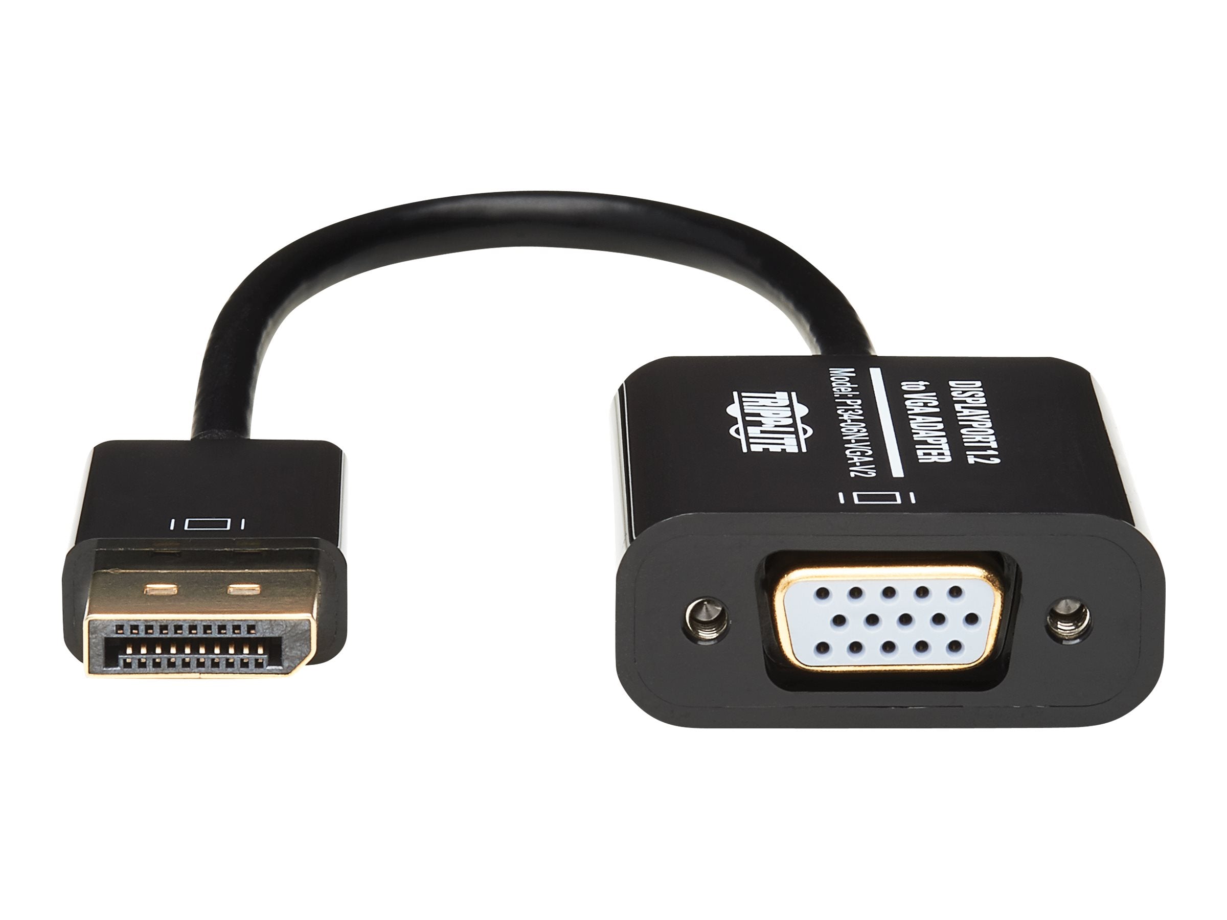 EATON TRIPPLITE DisplayPort to VGA Active Adapter Video Converter DP ver 1.2 M/F 6p 15.24cm