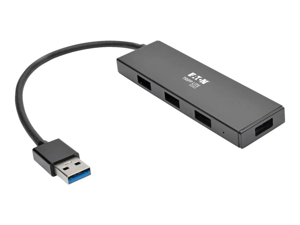 EATON TRIPPLITE 4-Port Portable Slim USB 3.0 Superspeed Hub w/ Built In Cable Hub 4 x SuperSpeed USB 3.0 desktop
