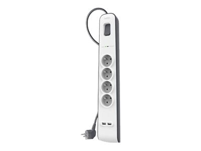BELKIN Multiprise/Parafoudre 4 Prises 2 Ports USB
