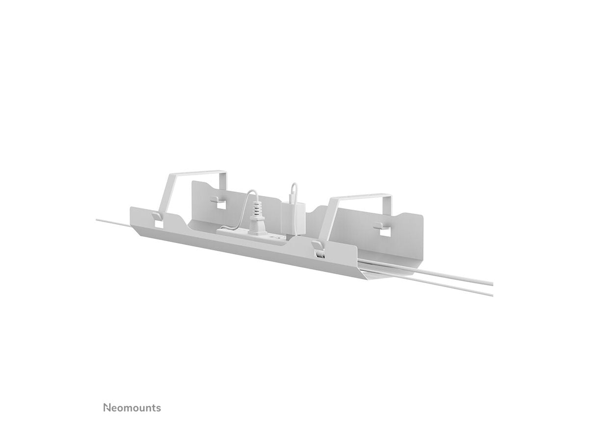 NEOMOUNTS Cable Management Tray max 5kg. screw mounted universal white
