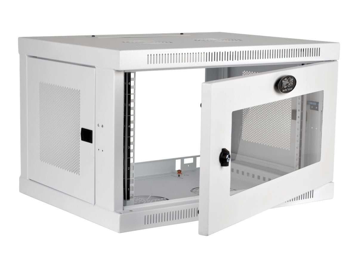 EATON White SmartRack Wall Box 6U W. 600mm D.450mm Glass Door