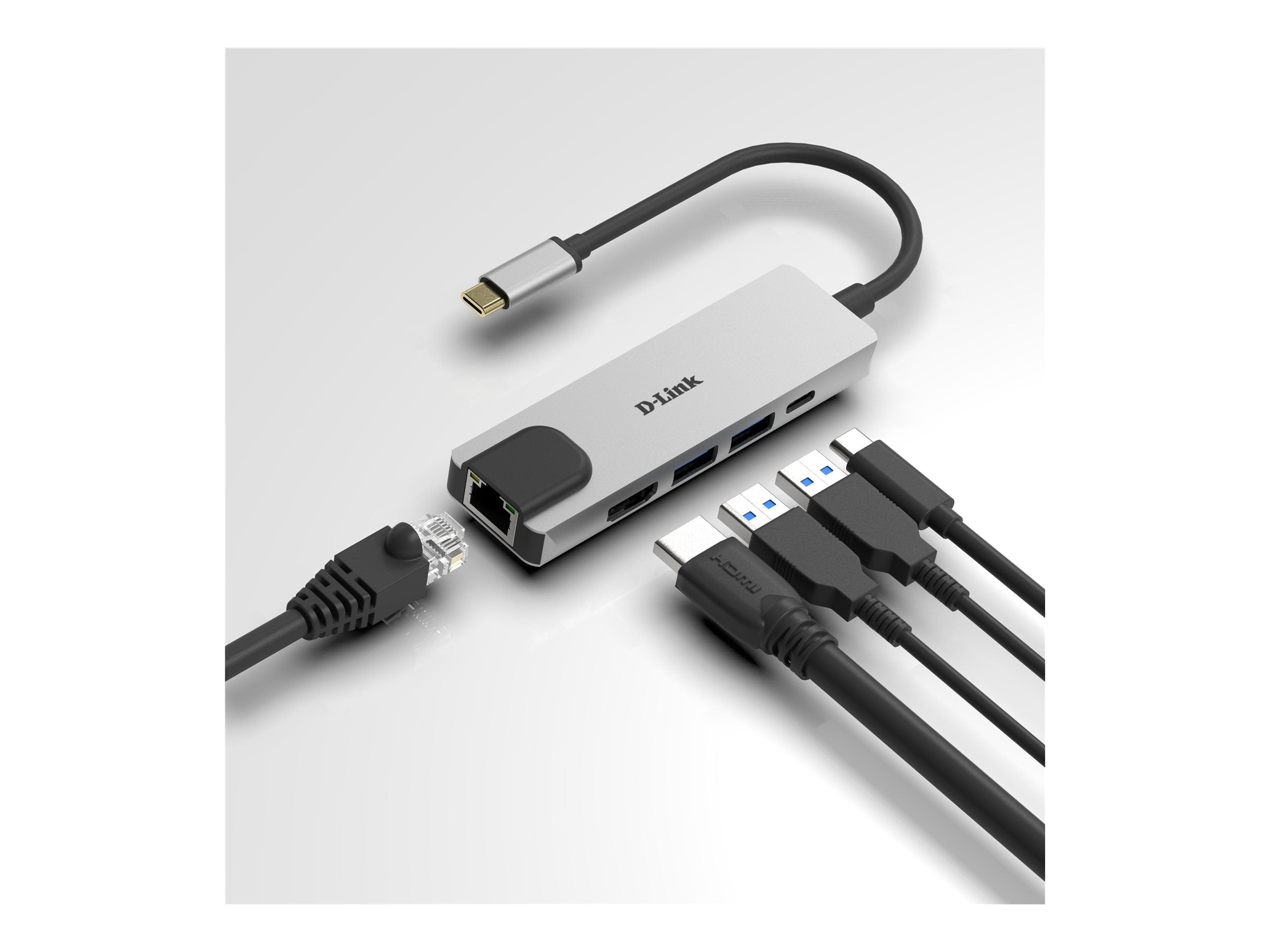 D-LINK USB-C 5-en-1 HDMI charging